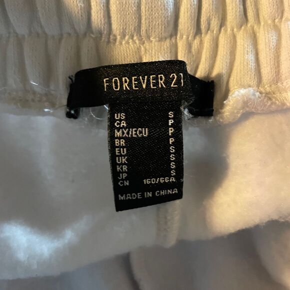 Forever 21 x Ron Bass Embroidered Sweatpant Black Is Power Colorful Women S FLAW - Picture 2 of 7